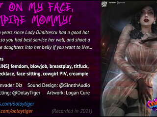 Young female Dimitrescu - Sit on my face&comma; Vampire Mommy&excl; &lpar;18 EroAudio&rpar;