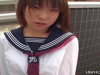 Japanese young lassie sucks putz Uncensored