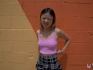 Real Teens - incredible Asian Teen Lulu Chu Fucked During dirty movie Casting