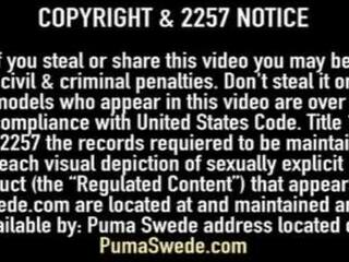 Dom Smoker Puma Swede Pussy Fucks lascivious porn Slave Claudia Valentine&excl;