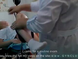 Darling examined at a gynecologist's - stormy orgasm