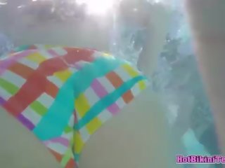 Underwater Bikini smashing teens Voyeur Spy Hidden Cam