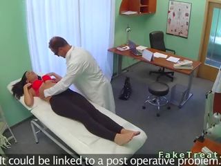 Flirty tattooed patient fucking her medic in fake hospital
