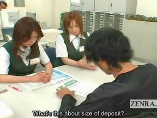 Subtitled Busty Japanese Post Office manhood Inspection