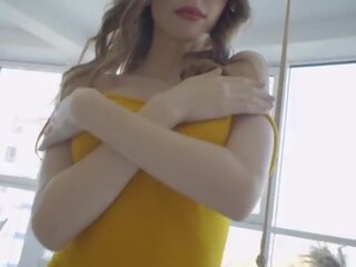 Busty Teen beauty Mila Azul showing her perfect pussy for Nudex