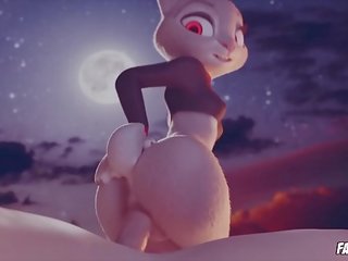 Big Booty Judy Hopps Gets Her Ass Pounded By Huge dick &vert; 3D x rated film Cartoon