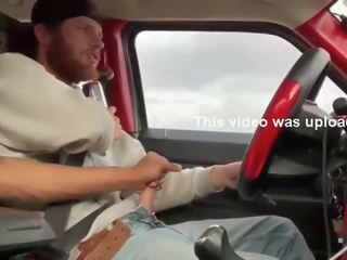 Two marvelous Men Masturbating In The Car