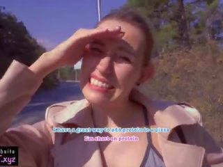 Public Agent Pickup 18 stunner for Pizza &sol; Outdoor xxx film and Sloppy Blowjob