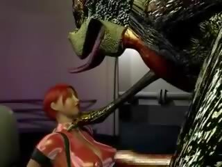 Hard Hentai dirty film With Snake Man