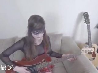 Preview&colon; cute emo guitar lesson hard anal and eats cum