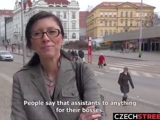 Czech Milf Secretary Pickup Up And Fucked