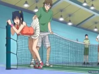 A libidinous tennis practice