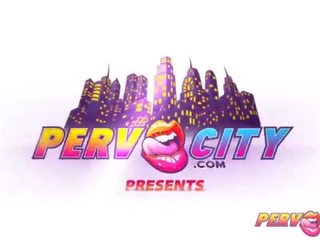 PervCity Three Sluts Sucking On One shaft
