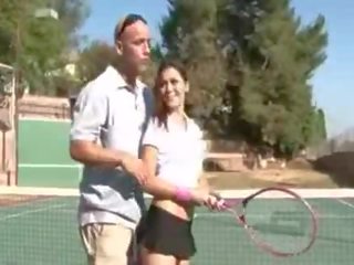 Hardcore porn at the tenis court