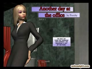 3d Comic Office mistress With Bigboobs