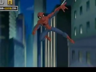 Superhero x rated video Spiderman vs Batman