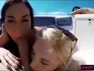 Group Of Horny Besties Boat Party Turns Into hard up Orgy