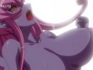 Hentai fairy with a cock fucking a wet pussy in hentai vid