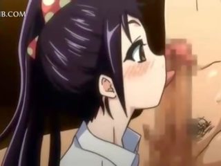 Lustful anime teeny blowing and fucking giant peter