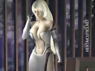 Blondie 3D Anime Chick Gets Tits Fucked