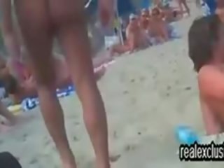 Public Nude Beach Swinger x rated video show In Summer 2015