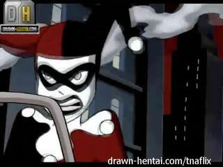 Superhero porn - Batman vs Harley Quinn