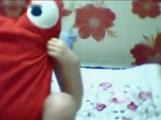 Cute Korean Ms stripping down to panties on webcam