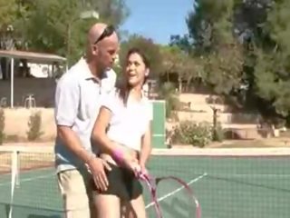 Hardcore x rated clip at the tenis court