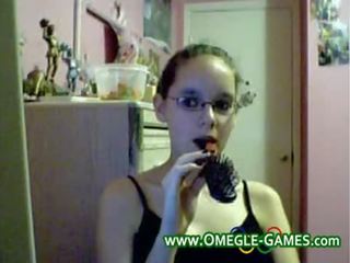 Omegle Camgirl With Glasses