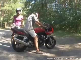 This tremendous Chick Fell In Love With A smart Biker And When