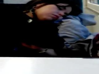 Mistress sleeping fetish in train spy dormida en tren