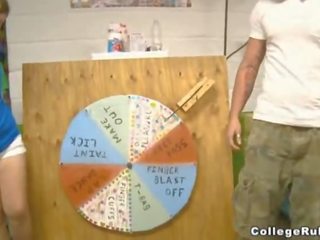 These students built their own wheel of fun